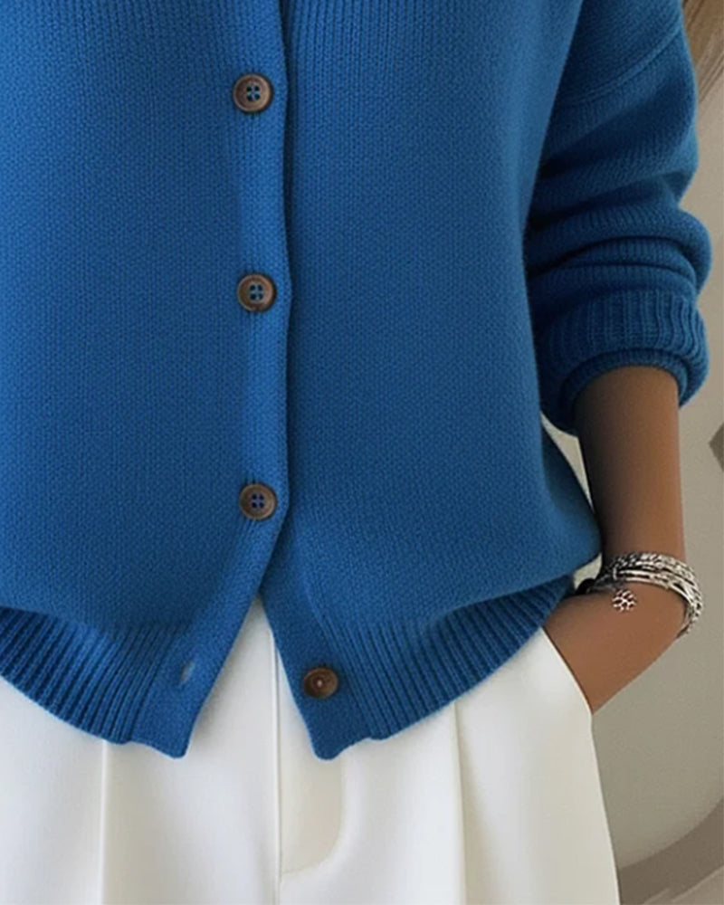 Long Sleeve Buttoned Blazer