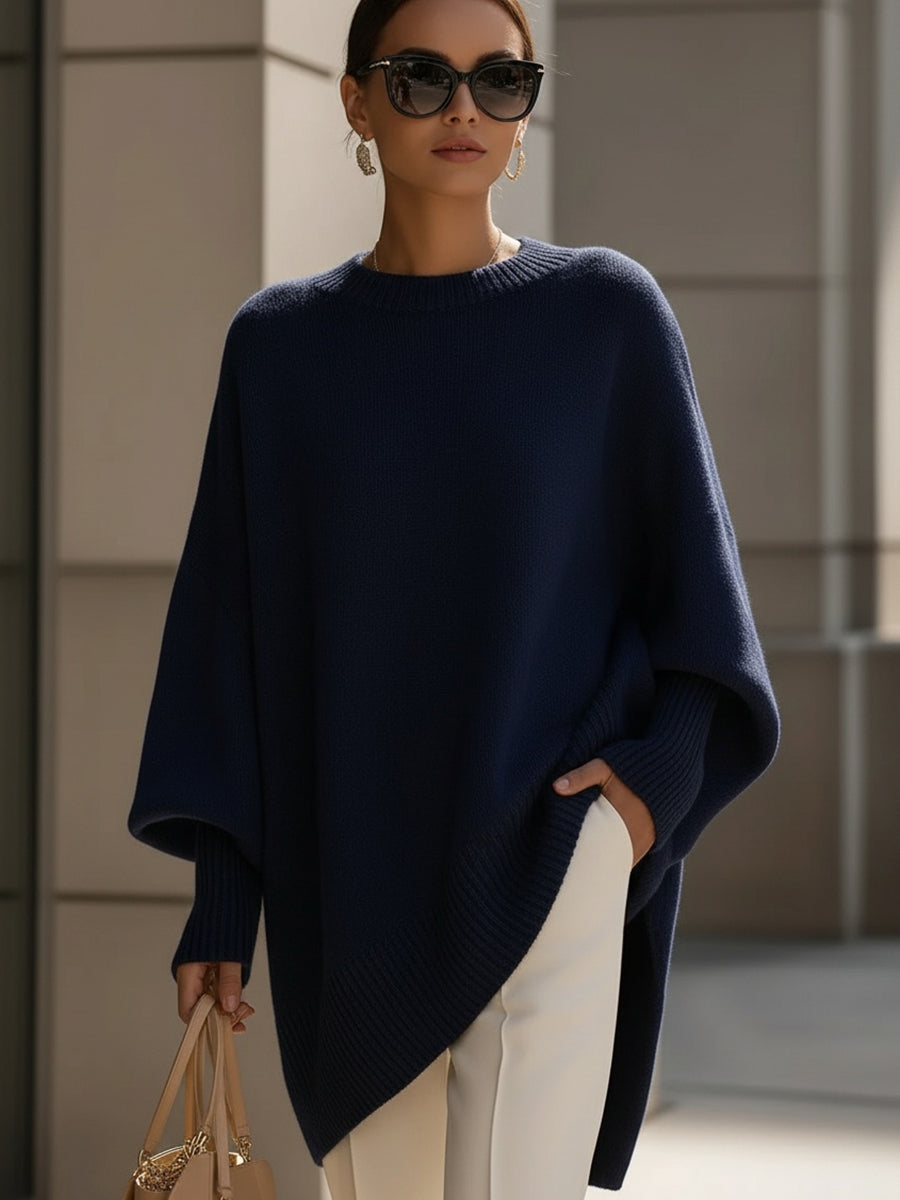 Sade- Oversized Poncho Sweater