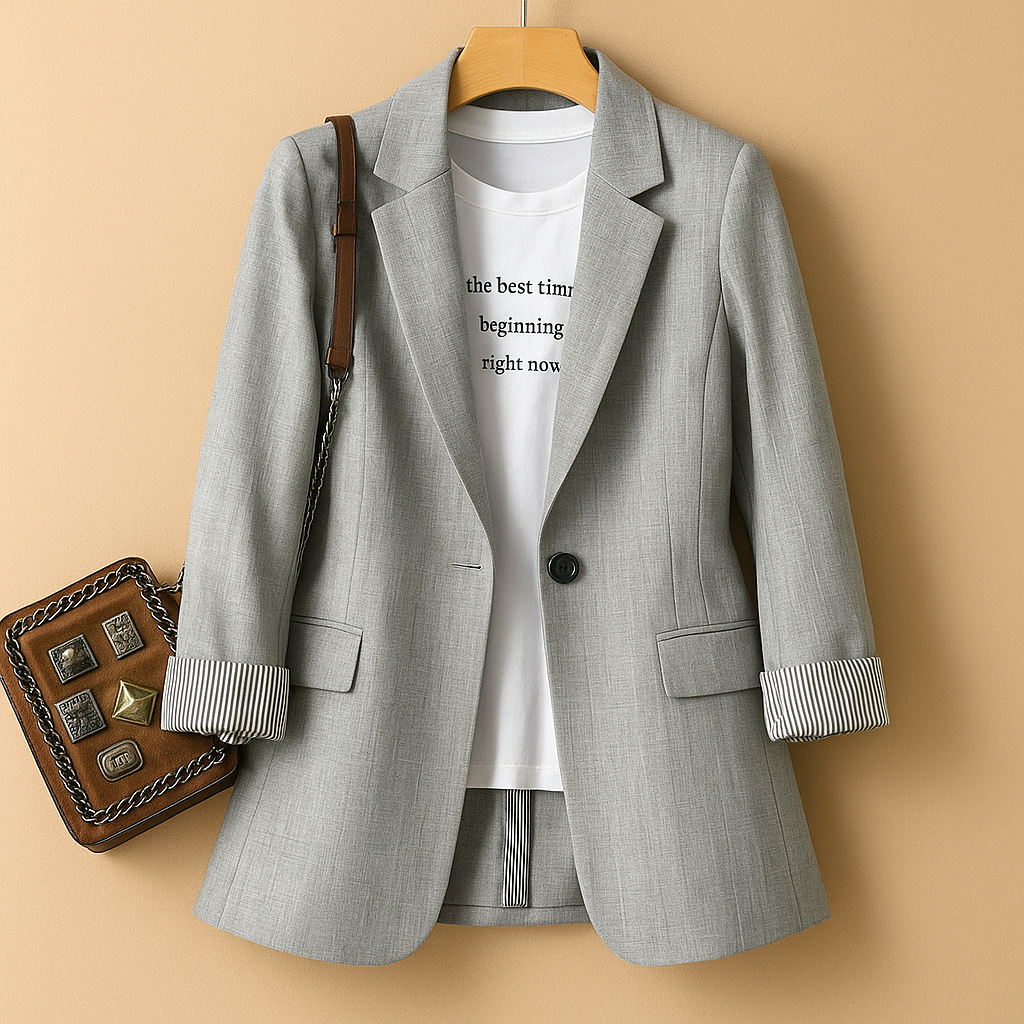 Rive | Lightweight Long Sleeve Blazer for Women