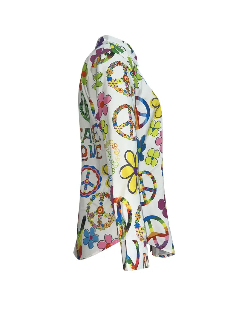 Maria™ - Stylish Floral Blouse