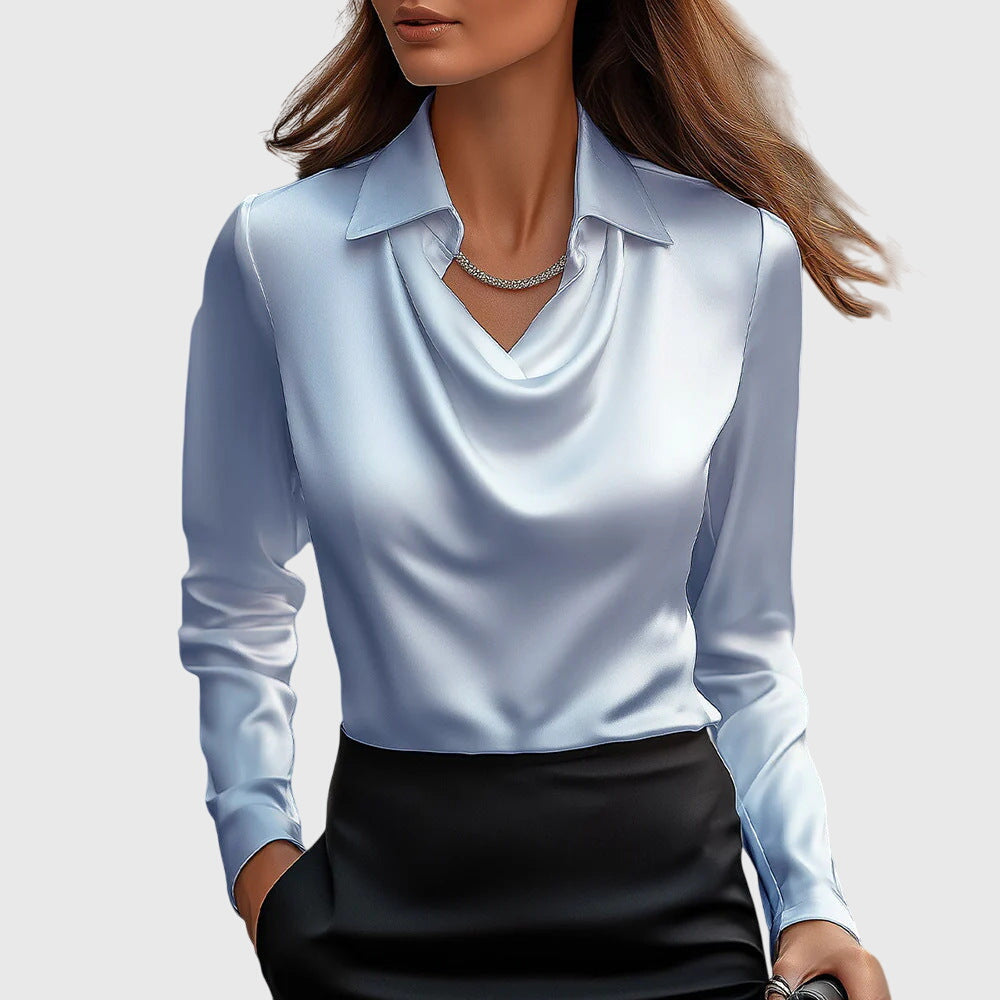 Brooklyn – Elegant blouse in satin look